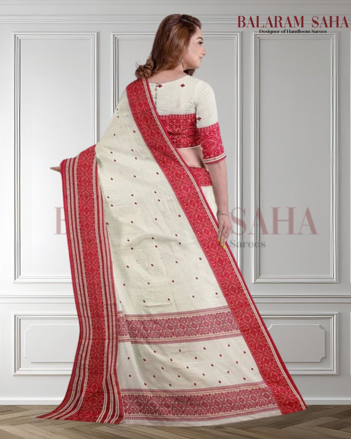 Bangladesh Dhakai White & Gold Handwoven Cotton Jamdani Saree by Balaram Saha - handloom saree, jamdani saree, jamdani sarees, cotton jamdani saree, jamdani cotton saree, handloom cotton saree, balaram saha online, jamdani saree online, soft jamdani saree, dhakai jamdani saree, dhakai jamdani saree, Jamdani Border Saree, handloom saree    https://www.yelp.com/