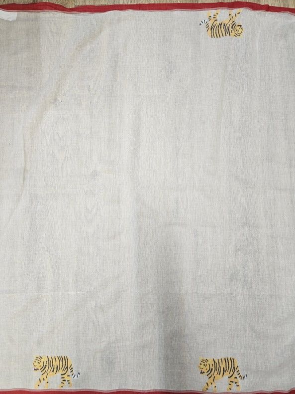 Bengal Tiger & Jamdani Weaves: Balaram Saha's Fusion of Art and Tradition- (dhakai jamdani saree, jamdani saree, jamdani sarees, cotton jamdani saree, jamdani cotton saree, handloom cotton saree, original dhakai jamdani saree, jamdani sarees, soft dhakai jamdani saree, jamdani saree Bangladesh, balaram saha, balaram saha handloom saree store, balaram saha saree, balaram saha online, balaram saha saree online, balaram saha gariahat)
