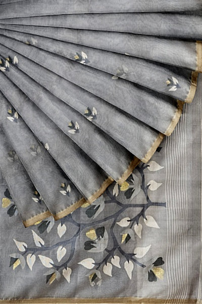 Beyond Black & White: The Grey Handwoven Muslin Jamdani Saree (handloom saree, silk saree, handloom silk saree, balaram saha online, silk sarees, balaram saha handloom saree store photos, balaram saha handloom saree store, silk handloom saree, bengal handloom sarees, pure silk, muslin silk sare, silk saree online, muslin silk, jamdani saree)  Wordpress.com https://note.com/