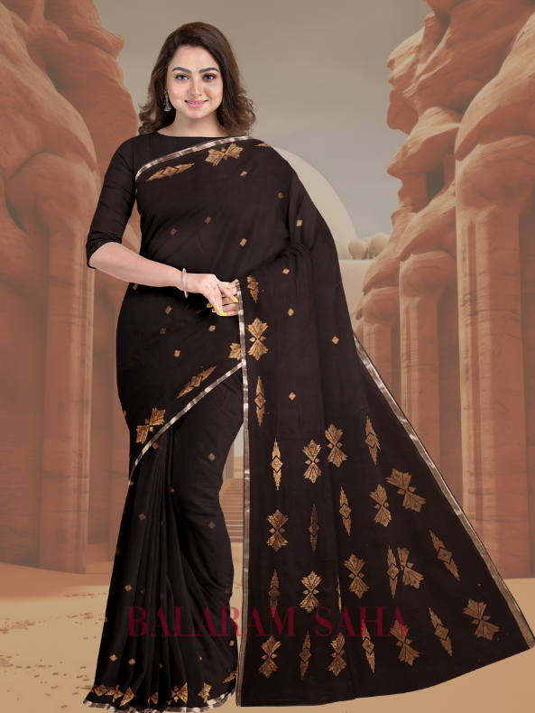 Black & Gold Zari Soft Handloom Cotton Saree By Balaram Saha - (handloom saree, cotton saree, handloom cotton saree, balaram saha online, handloom sarees, balaram saha handloom saree store photos, balaram saha handloom saree store, cotton handloom saree, bengal handloom sarees, pure cotton, Zari border, handloom cotton saree with zari border, soft cotton saree with zari border, cotton saree for women, cotton saree online) https://www.slideshare.net/
