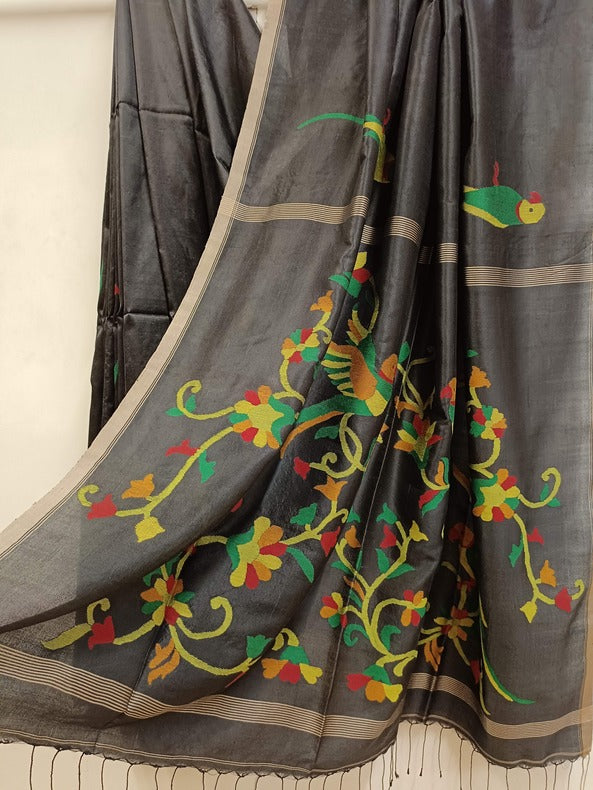 Black Katan Silk Handwoven Jamdani Saree By Balaram Saha - (handloom saree, jamdani saree, jamdani sarees, cotton jamdani saree, jamdani cotton saree handloom cotton saree, balaram saha online, jamdani saree online, soft jamdani saree)
https://www.wikipedia.org/