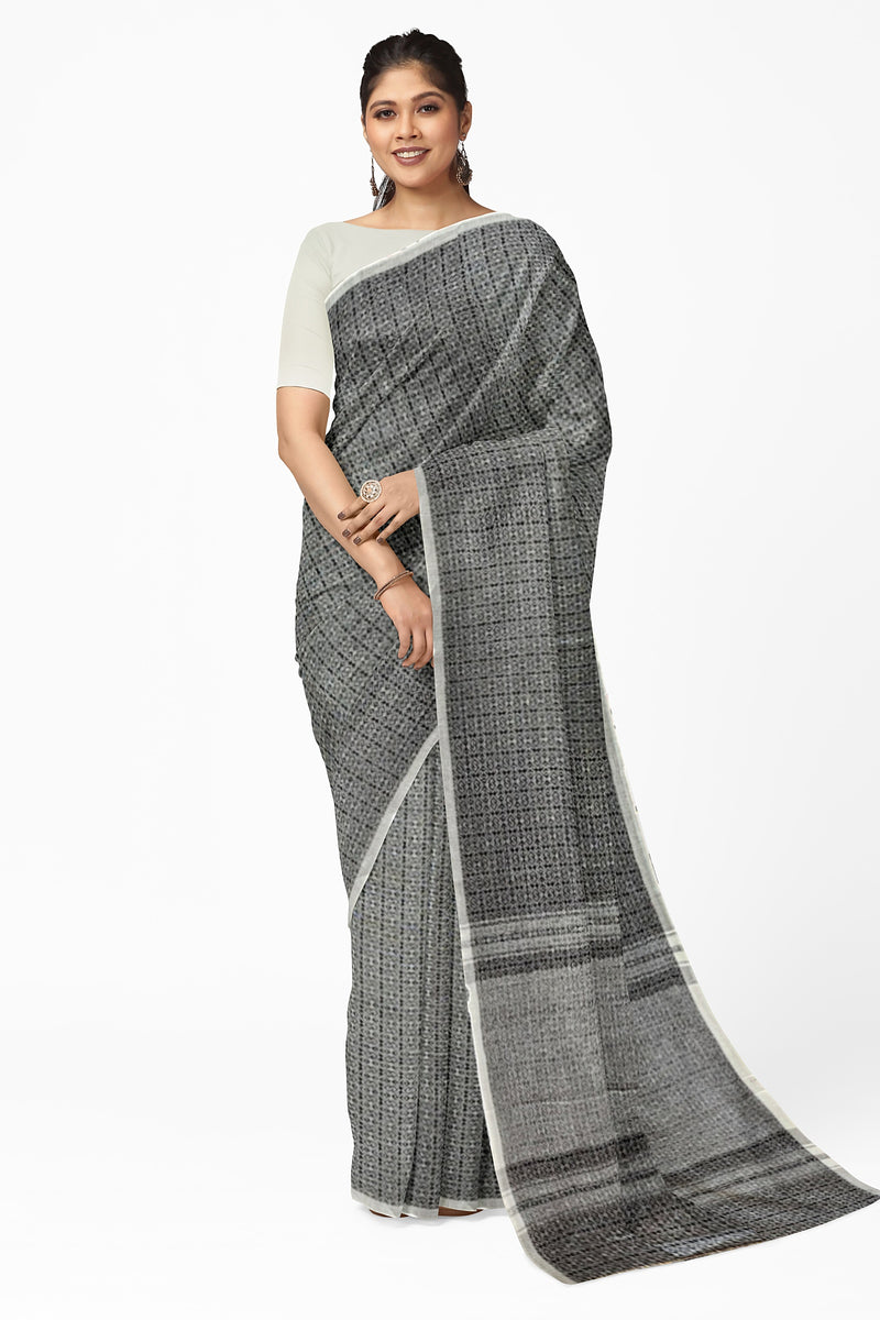 Balaram Saha Black & White Dhonekali Cotton Saree - Timeless Elegance (handloom saree, cotton saree, handloom cotton saree, balaram saha online, handloom sarees, balaram saha handloom saree store photos, balaram saha handloom saree store, cotton handloom saree, bengal handloom sarees, pure cotton, cotton saree for women, cotton saree online)  https://www.dailystar.co.uk/