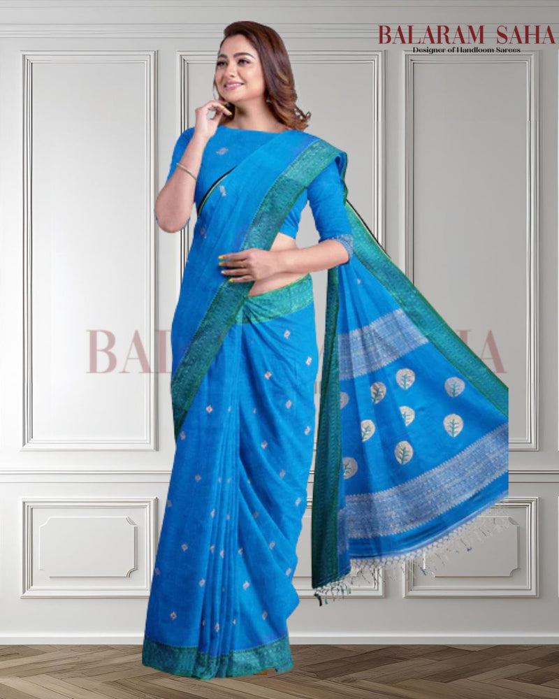 Blue & Green Soft Handloom Fine Cotton Saree With Woven Border Balaram Saha (handloom saree, cotton saree, handloom cotton saree, balaram saha online, handloom sarees, balaram saha handloom saree store photos, balaram saha handloom saree store, cotton handloom saree, bengal handloom sarees, pure cotton, cotton saree for women, cotton saree online)  https://www.apple.com/