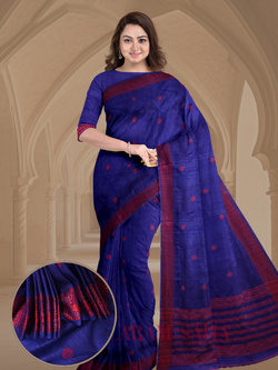 Blue & Red Premium Handloom Matka Silk Saree with Woven Border - A Balaram Saha Creation - (handloom saree, cotton sarees, handloom cotton saree, balaram saha online, handloom sarees, pure handloom cotton sarees, cotton handloom saree, kolkata cotton saree, pure cotton, white cotton saree, cotton saree online, bengali cotton saree, cotton saree with border, matka, matka sale, matka silk, matka silk sarees, matka silk saree, pure matka silk sarees, bengali silk saree) https://www.washingtonpost.com/