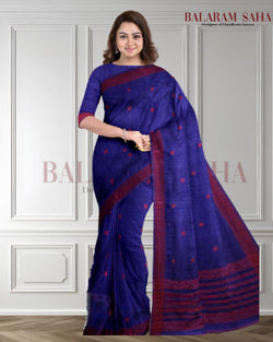 Blue & Red Premium Handloom Matka Silk Saree with Woven Border - A Balaram Saha Creation - (handloom saree, cotton sarees, handloom cotton saree, balaram saha online, handloom sarees, pure handloom cotton sarees, cotton handloom saree, kolkata cotton saree, pure cotton, white cotton saree, cotton saree online, bengali cotton saree, cotton saree with border, matka, matka sale, matka silk, matka silk sarees, matka silk saree, pure matka silk sarees, bengali silk saree) https://www.washingtonpost.com/