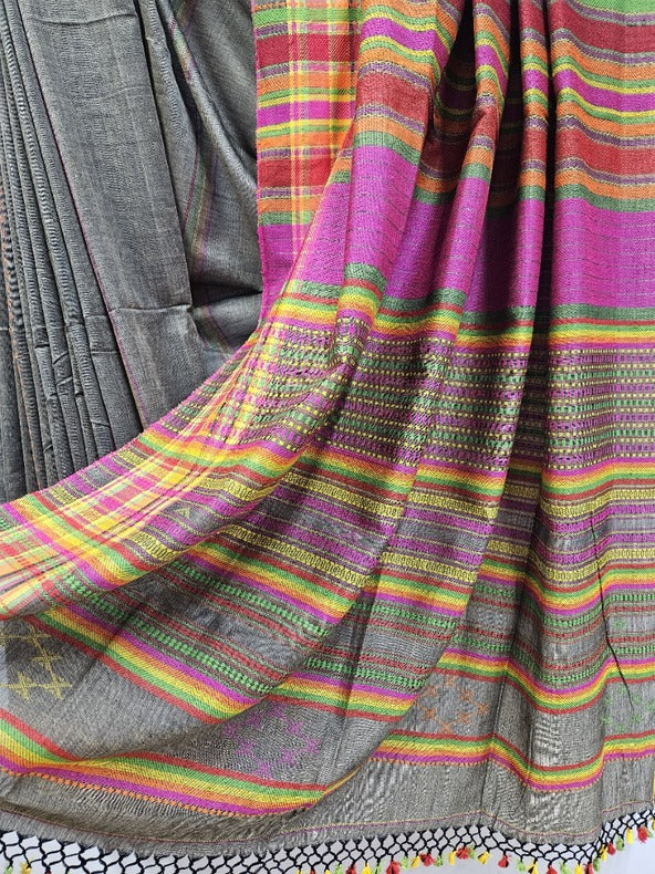 Brown Multi Coloured Soft Cotton Handwoven Saree - A Balaram Saha Creation - (handloom saree, cotton sarees, handloom cotton saree, balaram saha online, handloom sarees, latest handloom cotton sarees, pure handloom cotton sarees, cotton handloom saree, kolkata cotton saree, pure cotton, white cotton saree, cotton saree online, khadi cotton saree, cotton saree collection, bangladeshi cotton saree, saree cotton saree, bengal cotton sarees in Kolkata) https://de.wikipedia.org/wiki/Wikipedia:Hauptseite
