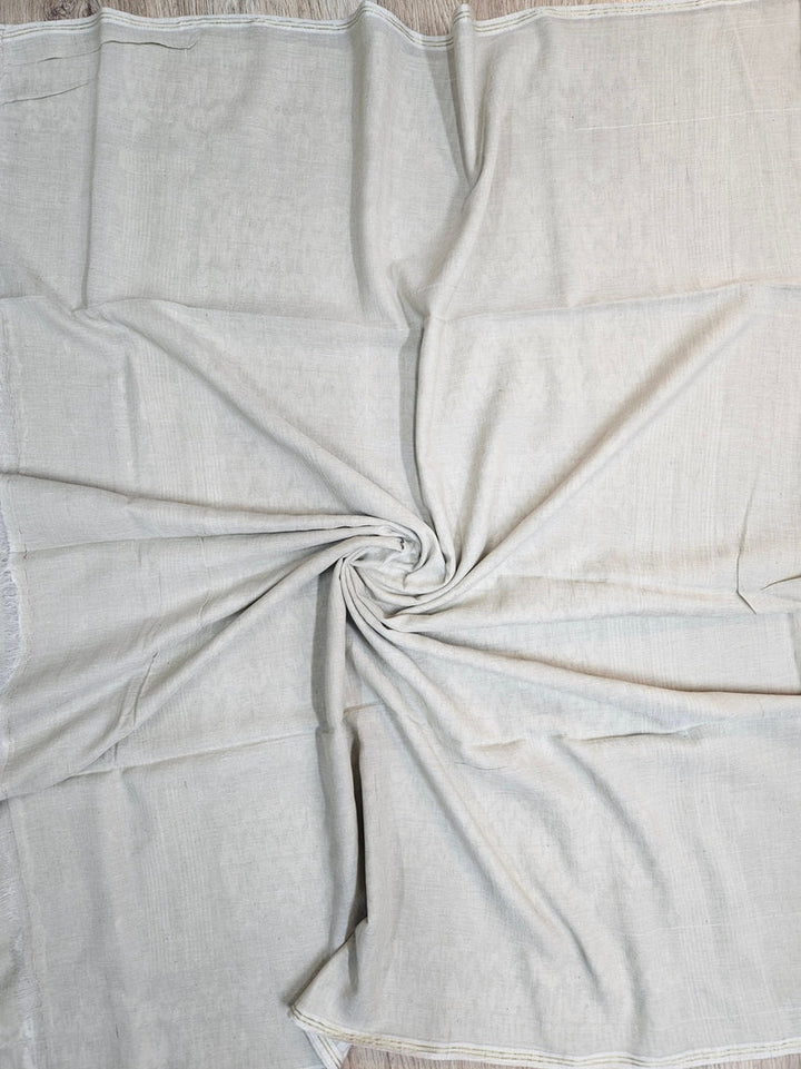 (dusty green) Experience the Elegance of Tradition Handspun Handwoven Cotton Jamdani Saree Balaram Saha