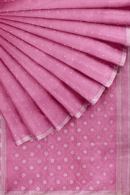 Exquisite Pink & White Handwoven Cotton Jamdani Saree By Balaram Saha - (handloom saree, cotton saree, handloom cotton saree, balaram saha online, handloom sarees, balaram saha handloom saree store photos, balaram saha handloom saree store, cotton handloom saree, bengal handloom sarees, pure cotton, cotton saree for women, cotton saree online)     https://www.francetvinfo.fr/