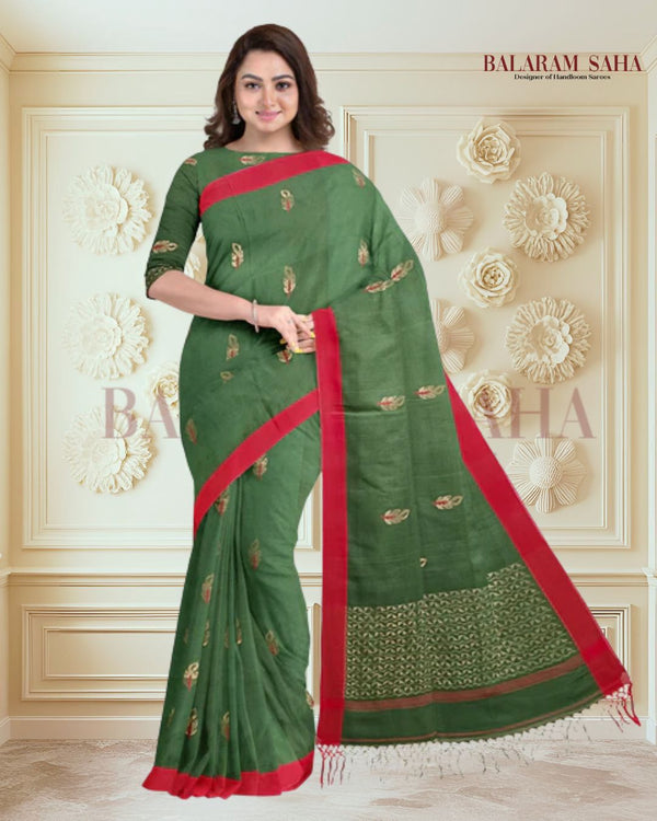 Green Soft & Fine Handloom Cotton Saree With Red Border Of Balaram Saha (handloom saree, cotton saree, handloom cotton saree, balaram saha online, handloom sarees, balaram saha handloom saree store photos, balaram saha handloom saree store, cotton handloom saree, bengal handloom sarees, pure cotton, Zari border, handloom cotton saree with zari border, soft cotton saree with zari border, cotton saree for women, cotton saree online) http://www.wattpad.com/