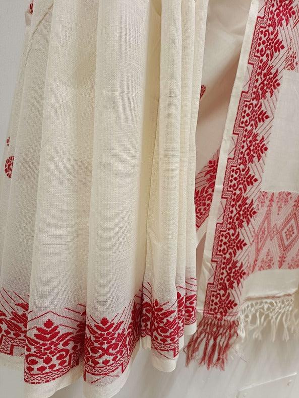 Premium Quality handloom Cotton sarees in 3 Variation Colors Balaram Saha