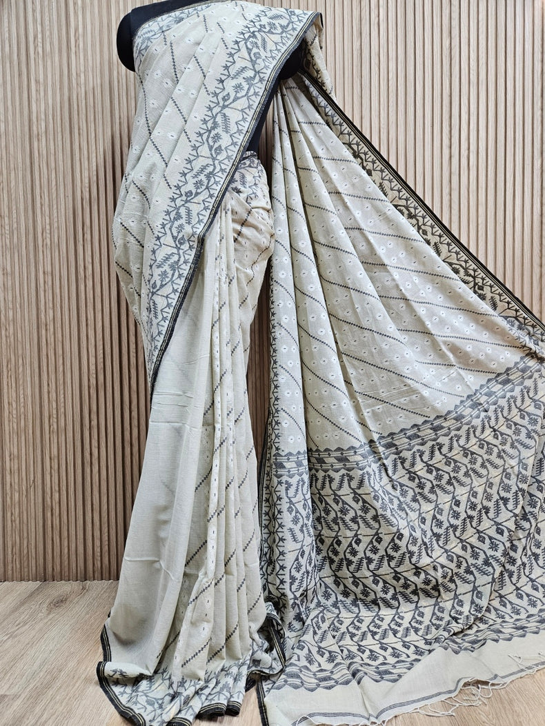 Elegant Light Dusty Green Handspun Cotton Handwoven Jamdani Saree Balaram Saha

www.google.com/business

