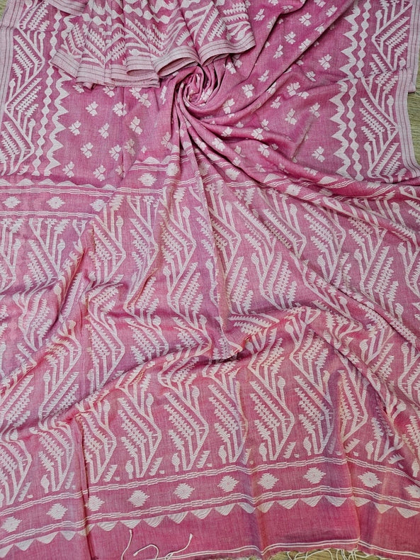 Onion Pink & White Handspun Cotton Handwoven Jamdani Saree – Masterpiece by Expert Weaver Balaram Saha

www.soundcloud.com 