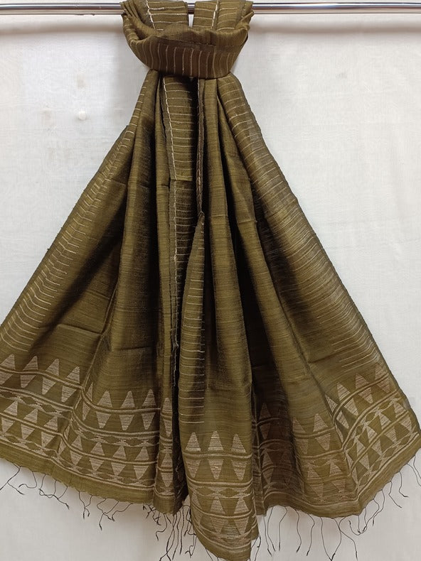 Handloom Matka Silk Handwoven Dupatta Balaram Saha