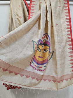 Handloom Premium Gachhi Tussar Handwoven Jamdani Saree (Maa Durga) (handloom saree, jamdani saree, jamdani sarees, cotton jamdani saree, jamdani cotton saree handloom cotton saree, balaram saha online, jamdani saree online, soft jamdani saree, handloom jamdani, tussar silk, tussar silk saree, silk saree)   https://disqus.com/