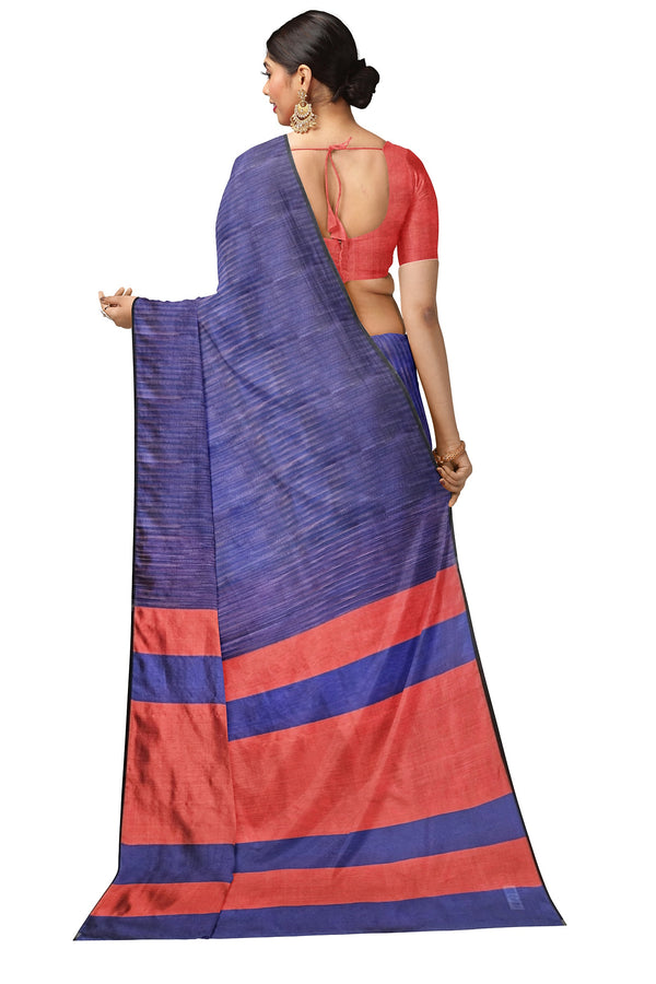 Handloom Pure Katan Silk Saree with Kantha Stripes by Balaram Saha - (handloom saree, silk saree, handloom silk saree, balaram saha online, silk sarees, silk handloom saree, bengal handloom sarees, pure silk, garad silk saree, silk saree online, bengali silk saree, soft silk sarees, saree silk saree, tissue silk saree, pure silk saree, cotton silk saree, tussar silk saree, silk sarees for wedding, silk saree collection, tussar silk, handloom silk sarees)
