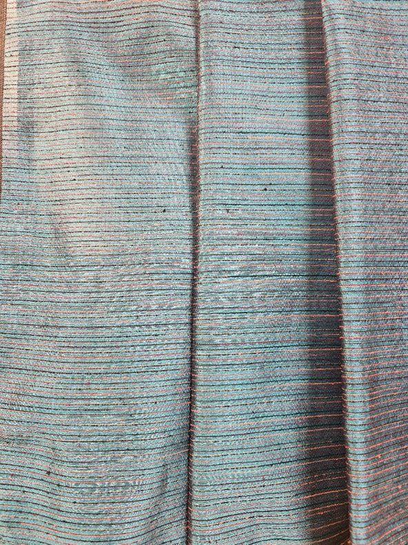 Handloom Pure Katan Silk Saree with Kantha Stripes by Balaram Saha - (handloom saree, silk saree, handloom silk saree, balaram saha online, silk sarees, silk handloom saree, bengal handloom sarees, pure silk, garad silk saree, silk saree online, bengali silk saree, soft silk sarees, saree silk saree, tissue silk saree, pure silk saree, cotton silk saree, tussar silk saree, silk sarees for wedding, silk saree collection, tussar silk, handloom silk sarees)
