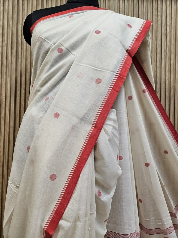Jagannath Handloom Handspun Handwoven jamdani Saree Balaram Saha