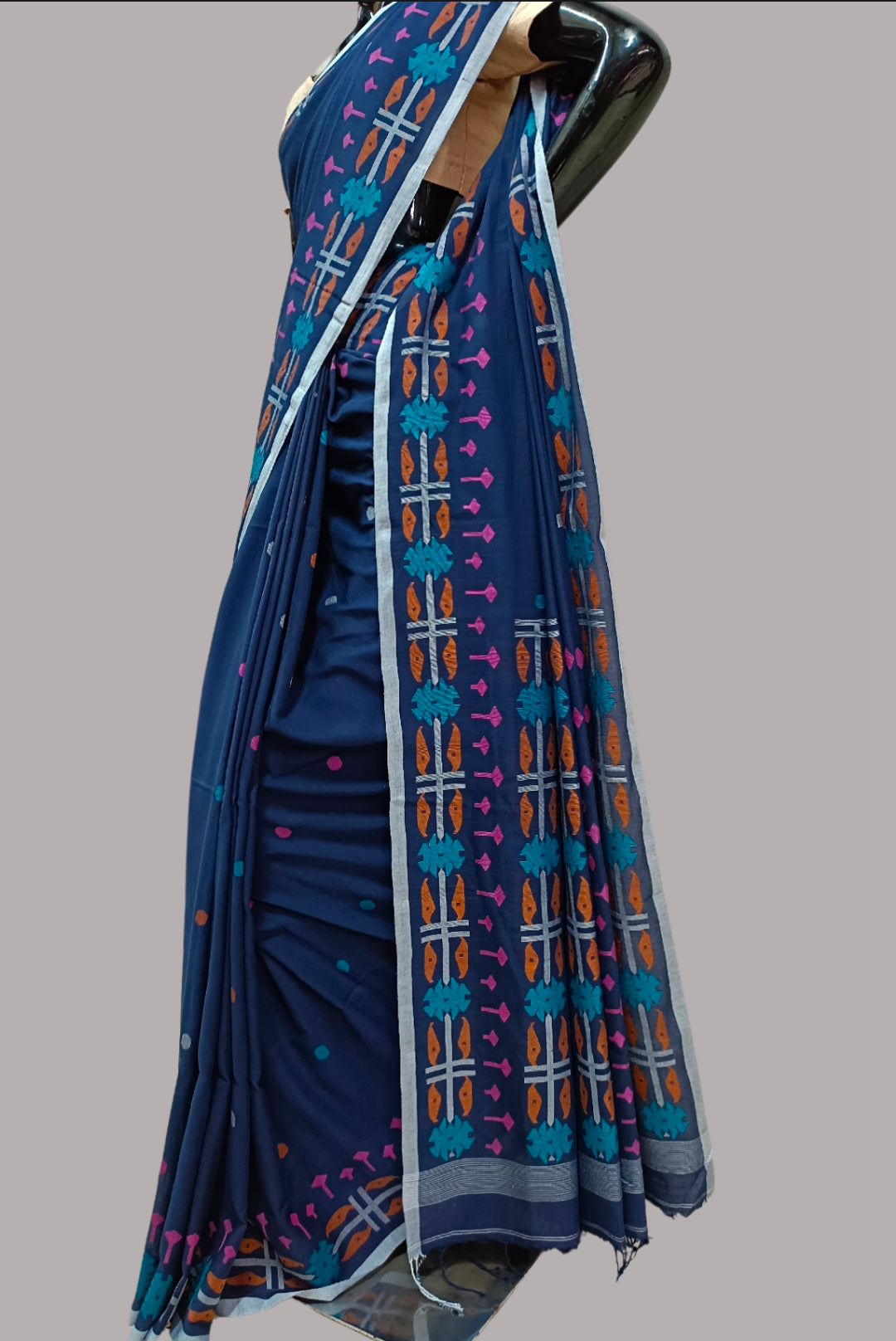 Indigo-Blue handloom handspun handwoven Jamdani Saree (handloom saree, jamdani saree, jamdani sarees, cotton jamdani saree, jamdani cotton saree, handloom cotton saree, balaram saha online, jamdani saree online, soft jamdani saree, dhakai jamdani saree, dhakai jamdani sarees, Jamdani Border Saree, balaram saha handloom saree store photos)    https://www.calameo.com/