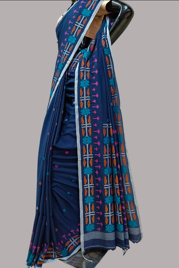 Indigo-Blue handloom handspun handwoven Jamdani Saree (handloom saree, jamdani saree, jamdani sarees, cotton jamdani saree, jamdani cotton saree, handloom cotton saree, balaram saha online, jamdani saree online, soft jamdani saree, dhakai jamdani saree, dhakai jamdani sarees, Jamdani Border Saree, balaram saha handloom saree store photos)    https://www.calameo.com/