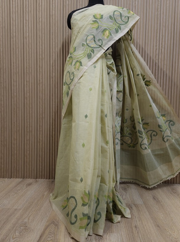 Light Green Cotton Jamdani from Balaram Saha - (dhakai jamdani saree, jamdani saree, jamdani sarees, cotton jamdani saree, jamdani cotton saree, handloom cotton saree, original dhakai jamdani saree, jamdani sarees, soft dhakai jamdani saree, jamdani saree Bangladesh, balaram saha, balaram saha handloom saree store, balaram saha saree, balaram saha online, balaram saha saree online, balaram saha gariahat) www.reddit.com