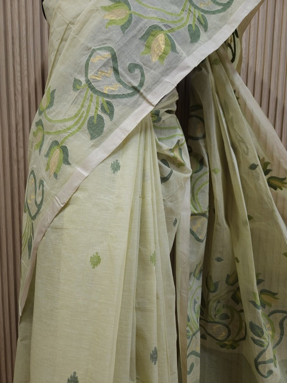 Light Green Cotton Jamdani from Balaram Saha - (dhakai jamdani saree, jamdani saree, jamdani sarees, cotton jamdani saree, jamdani cotton saree, handloom cotton saree, original dhakai jamdani saree, jamdani sarees, soft dhakai jamdani saree, jamdani saree Bangladesh, balaram saha, balaram saha handloom saree store, balaram saha saree, balaram saha online, balaram saha saree online, balaram saha gariahat) www.vimeo.com

 
