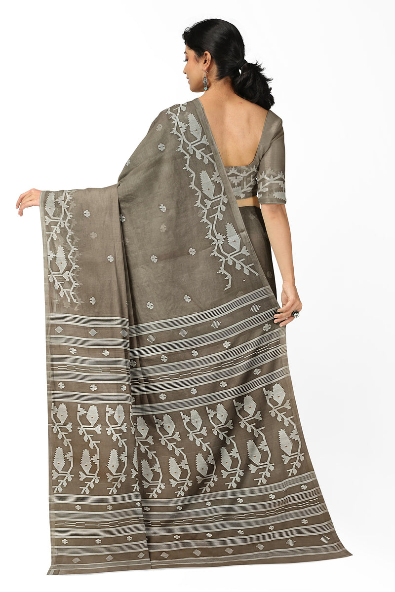 Light brown Handwoven Muslin Silk Jamdani Saree - (muslin silk saree, jamdani saree, jamdani sarees, cotton jamdani saree, jamdani cotton saree, handloom cotton saree, balaram saha online, jamdani saree online, soft jamdani saree)      https://www.theguardian.com/international