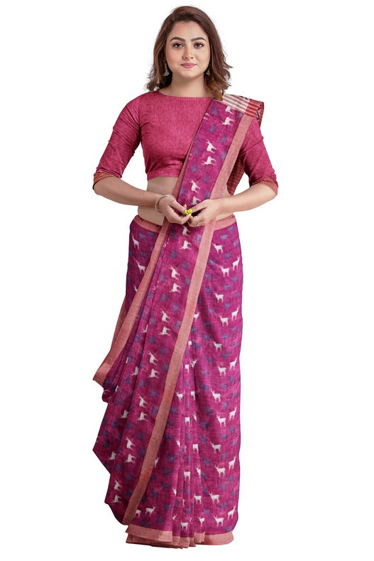 Magenta Premium Handloom Cotton Saree - From Balaram Saha - (handloom saree, cotton saree, handloom cotton saree, balaram saha online, handloom sarees, cotton handloom saree, bengal handloom sarees, pure cotton, cotton saree for women, cotton saree online)   https://www.mediafire.com/