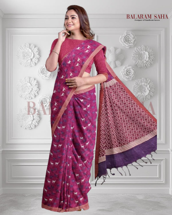 Magenta Premium Handloom Cotton Saree - From Balaram Saha - (handloom saree, cotton saree, handloom cotton saree, balaram saha online, handloom sarees, cotton handloom saree, bengal handloom sarees, pure cotton, cotton saree for women, cotton saree online)    https://www.webmd.com/