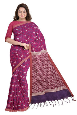 Magenta Premium Handloom Cotton Saree - From Balaram Saha - (handloom saree, cotton saree, handloom cotton saree, balaram saha online, handloom sarees, cotton handloom saree, bengal handloom sarees, pure cotton, cotton saree for women, cotton saree online)   https://www.bloomberg.com/asia