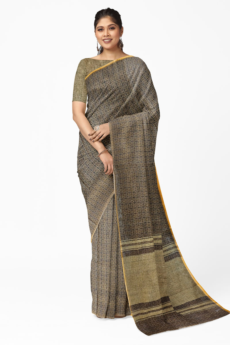 Kolkata's Luxury: Black & Mustard Handloom Dhonekali Cotton Saree Of Balaram Saha (handloom saree, cotton saree, handloom cotton saree, balaram saha online, handloom sarees, balaram saha handloom saree store photos, balaram saha handloom saree store, cotton handloom saree, bengal handloom sarees, pure cotton, cotton saree for women, dhonekali, cotton saree online)  https://www.latimes.com/