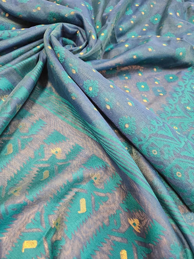 Peacock Blue & Sea Green Handloom Jacquard Jamdani Saree From Balaram Saha (handloom saree, jamdani saree, jamdani sarees, cotton jamdani saree, jamdani cotton saree, handloom cotton saree, balaram saha online, jamdani saree online, soft jamdani saree) https://soundcloud.com/ https://boe.es/