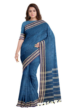  Peacock Blue Handloom Cotton Saree (handloom saree, cotton saree, handloom cotton saree, balaram saha online, handloom sarees, cotton handloom saree, bengal handloom sarees, pure cotton, cotton saree for women, cotton saree online)   https://www.clarin.com/