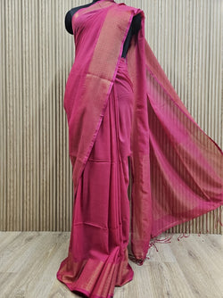 
Pink & Gold Soft Handloom Cotton Saree - ((handloom saree, cotton saree, handloom cotton saree, balaram saha online, handloom sarees, balaram saha handloom saree store photos, balaram saha handloom saree store, cotton handloom saree, bengal handloom sarees, pure cotton, Zari border, handloom cotton saree with zari border, soft cotton saree with zari border, cotton saree for women, cotton saree online)  https://www.blogger.com/about/?bpli=1