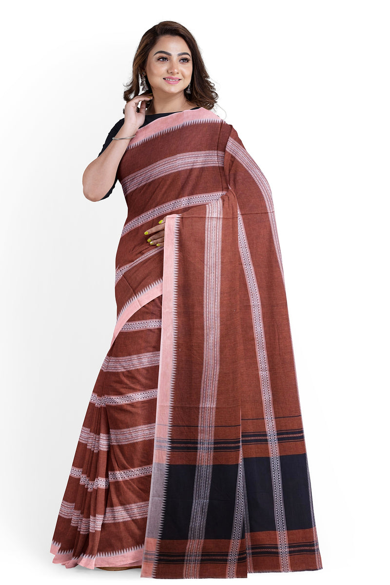 Rust & White Soft Handloom Dhonekali Cotton Saree From Balaram Saha (handloom saree, cotton saree, handloom cotton saree, balaram saha online, handloom sarees, balaram saha handloom saree store photos, balaram saha handloom saree store, cotton handloom saree, bengal handloom sarees, pure cotton, cotton saree for women, cotton saree online) https://trello.com/