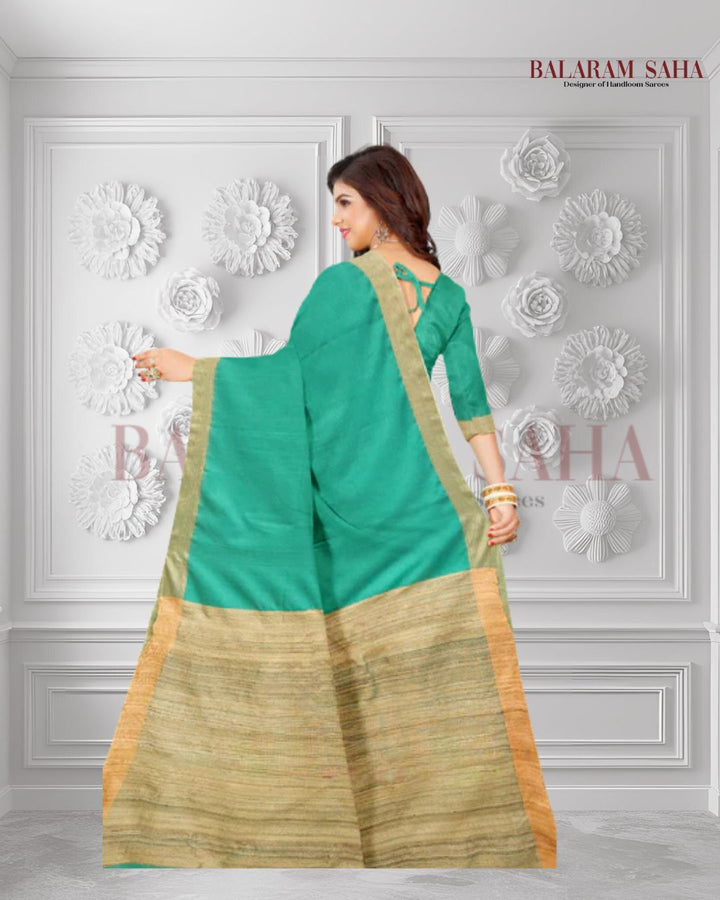 Serene Serenity: Balaram Saha's Sea Green Handloom Cotton Saree Creation (handloom saree, cotton saree, handloom cotton saree, balaram saha online, handloom sarees, balaram saha handloom saree store photos, balaram saha handloom saree store, cotton handloom saree, bengal handloom sarees, pure cotton, cotton saree for women, cotton saree online)  https://www.tumblr.com/