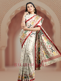 Timeless Luxury: Balaram Saha's Handwoven Gachhi Tussar Silk Saree (handloom saree, silk saree, handloom silk saree, balaram saha online, silk sarees, balaram saha handloom saree store photos, balaram saha handloom saree store, silk handloom saree, bengal handloom sarees, pure silk, tussar silk saree, tussar silk, silk saree online)   https://www.gofundme.com/