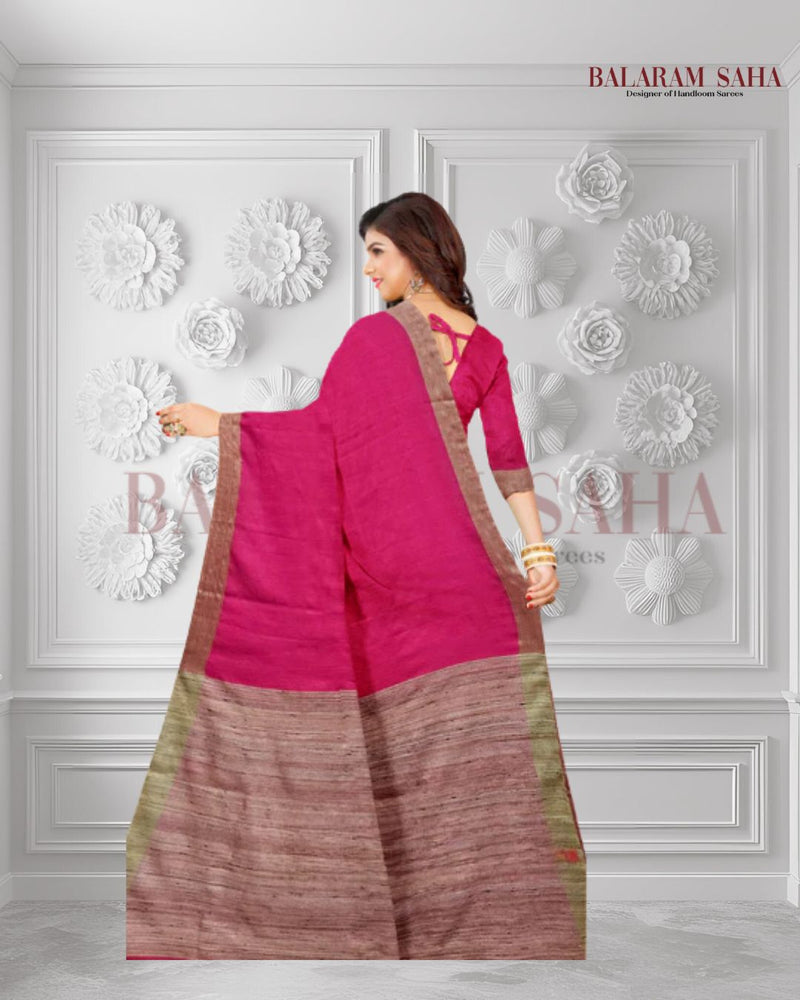 Timeless Textiles: Balaram Saha's Saree Rani Pink Handloom Cotton Saree (handloom saree, cotton saree, handloom cotton saree, balaram saha online, handloom sarees, balaram saha handloom saree store photos, balaram saha handloom saree store, cotton handloom saree, bengal handloom sarees, pure cotton, cotton saree for women, cotton saree online)  https://linktr.ee/