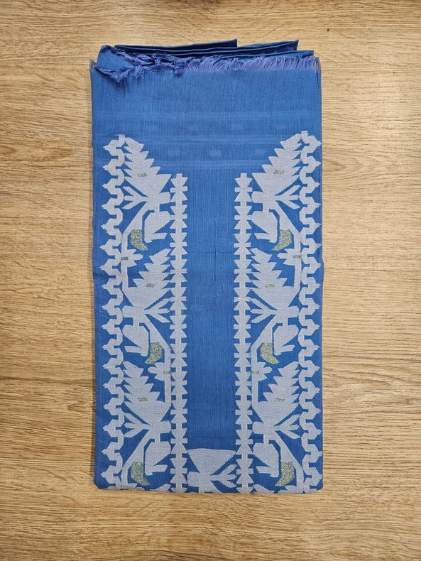 Light Blue & White Handwoven Cotton jamdani Unisex Kurta Piece Balaram Saha   https://pt.wikipedia.org/wiki/Wikip%C3%A9dia:P%C3%A1gina_principal