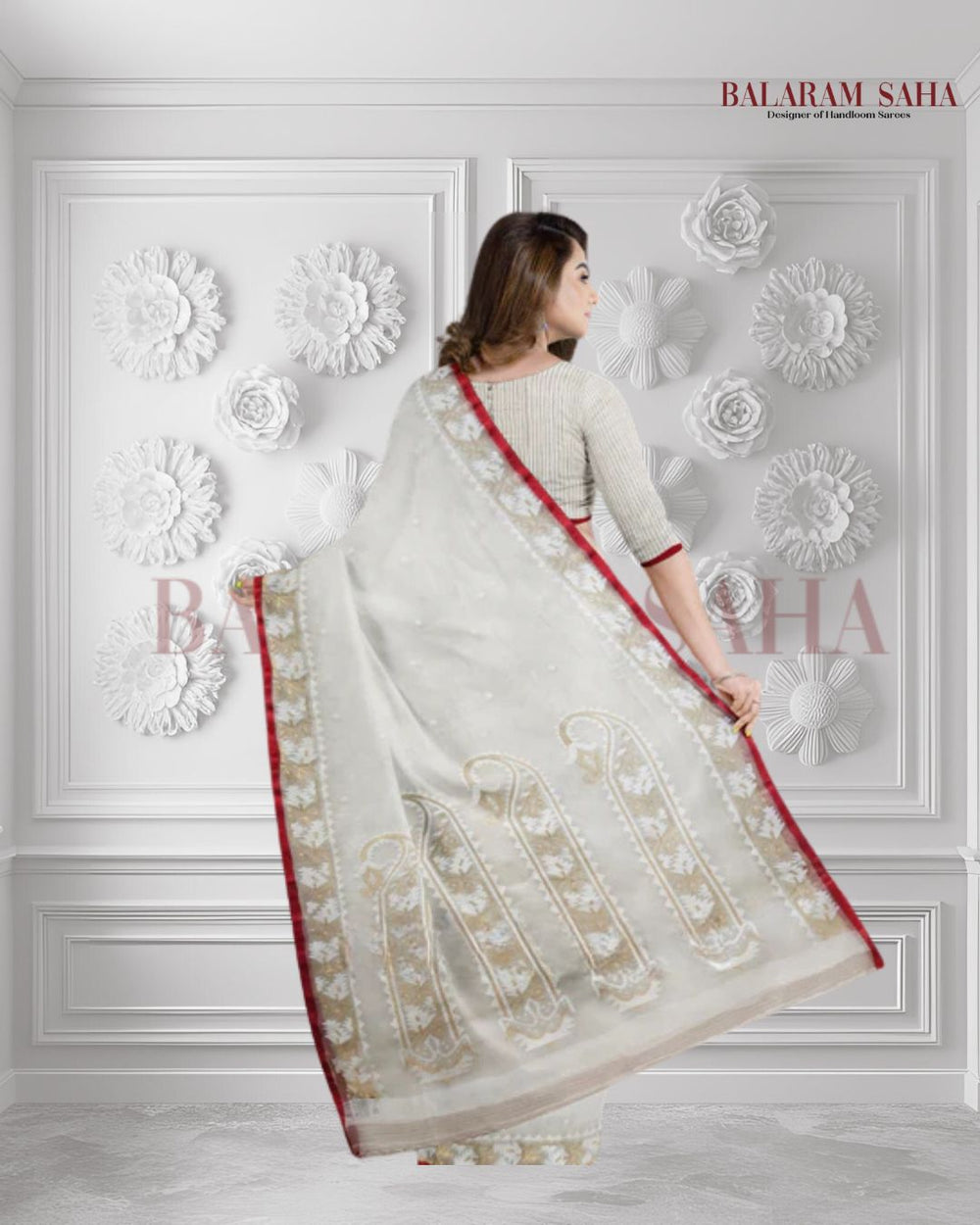 White & Red Handwoven Muslin Silk Jamdani Saree  (handloom saree, silk saree, handloom silk saree, balaram saha online, silk sarees, balaram saha handloom saree store photos, balaram saha handloom saree store, silk handloom saree, bengal handloom sarees, pure silk, muslin silk saree, muslin silk, silk saree online, jamdani saree, jamdani sarees, cotton jamdani saree, jamdani cotton saree, handloom cotton saree, balaram saha online, jamdani saree online, soft jamdani saree)  https://www.wiley.com/en-in