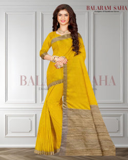 Yellow Handloom Cotton Saree: Balaram Saha's Tussar Border Beauty (handloom saree, cotton saree, handloom cotton saree, balaram saha online, handloom sarees, balaram saha handloom saree store photos, balaram saha handloom saree store, cotton handloom saree, bengal handloom sarees, pure cotton, cotton saree for women, cotton saree online)   https://www.strikingly.com/