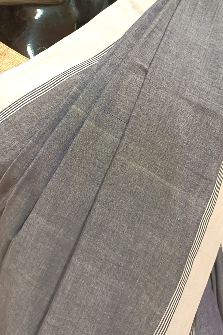 GREY SOFT HANDSPUN COTTON SAREE Balaram Saha