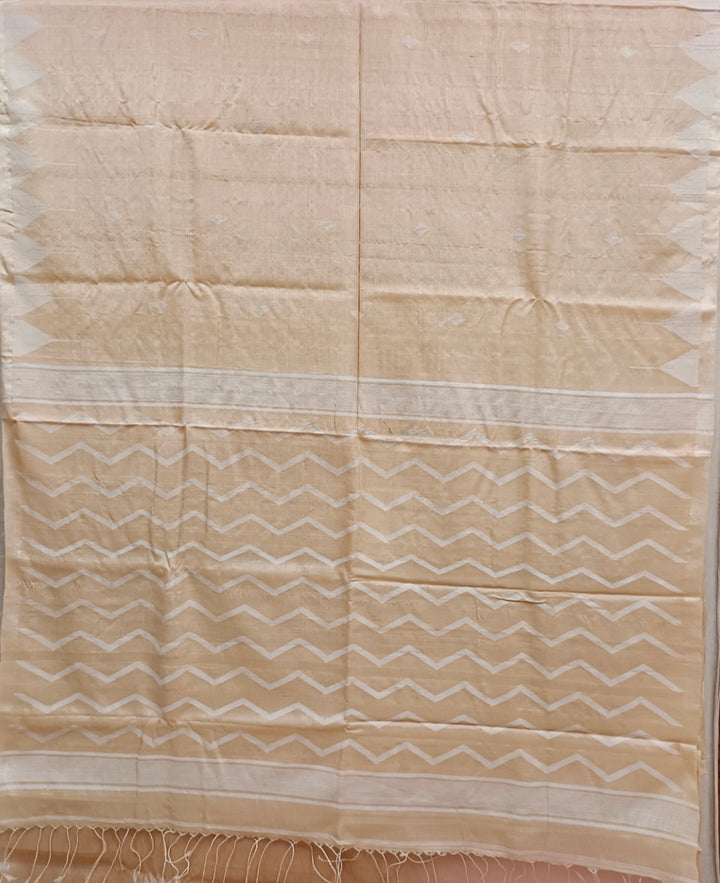 Soft Handloom Tussar Silk Jamdani Saree Balaram Saha