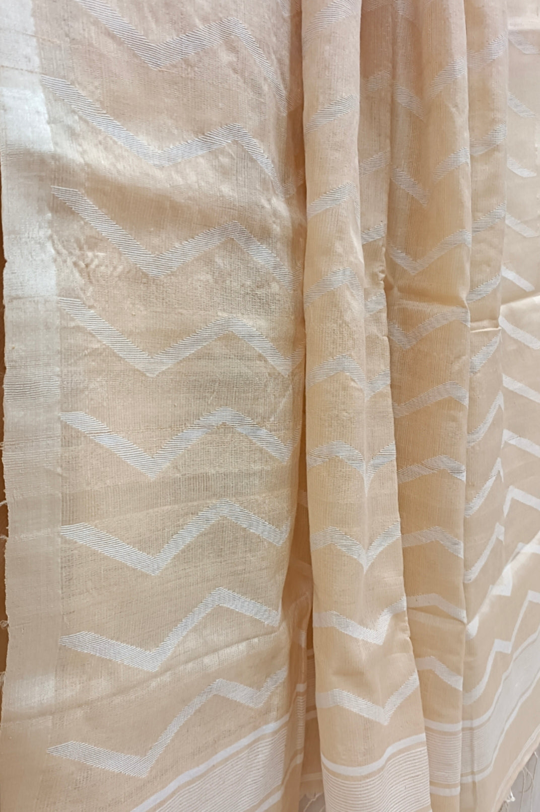 Soft Handloom Tussar Silk Jamdani Saree Balaram Saha