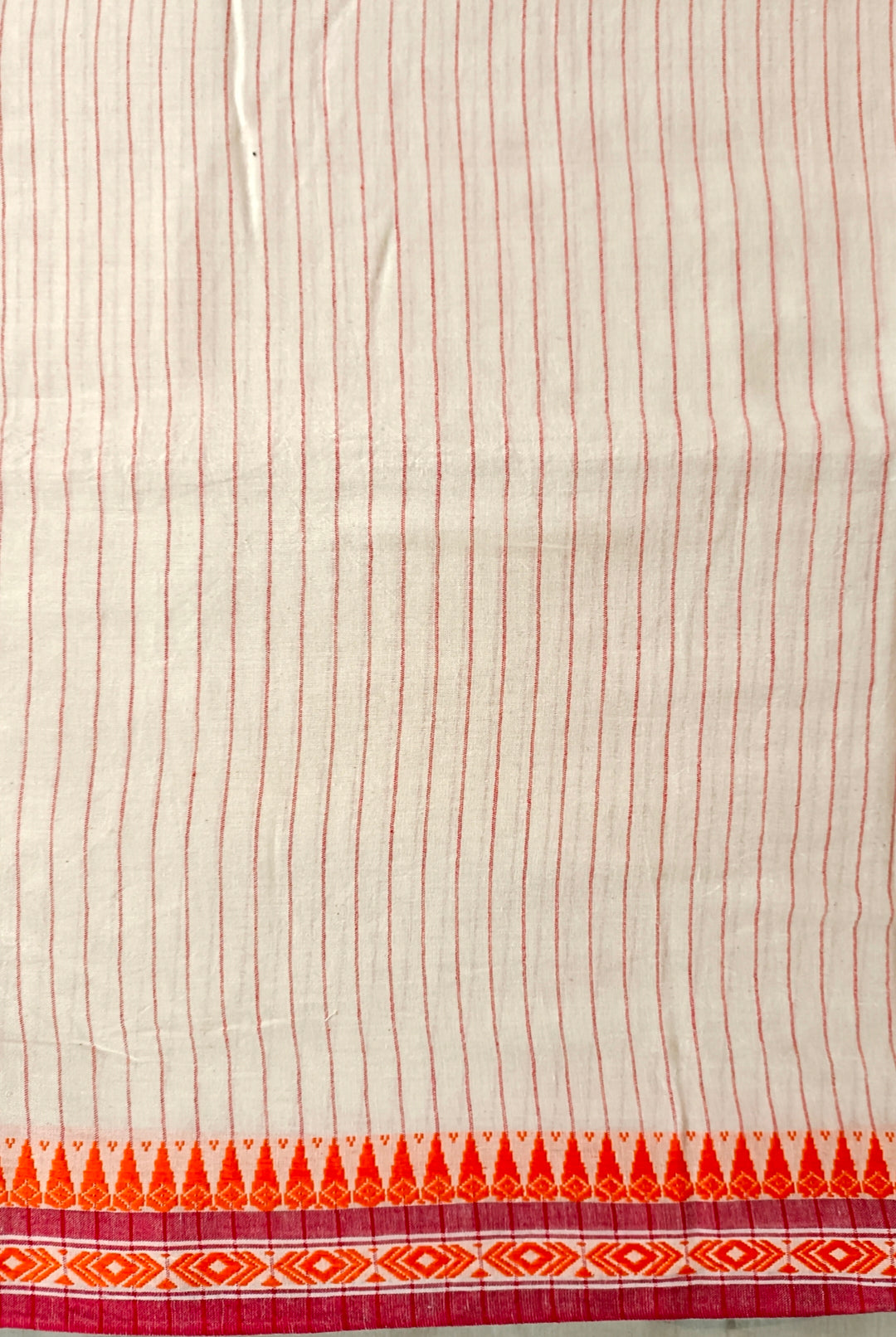 Off White &  Soft Handloom Cotton Saree Balaram Saha