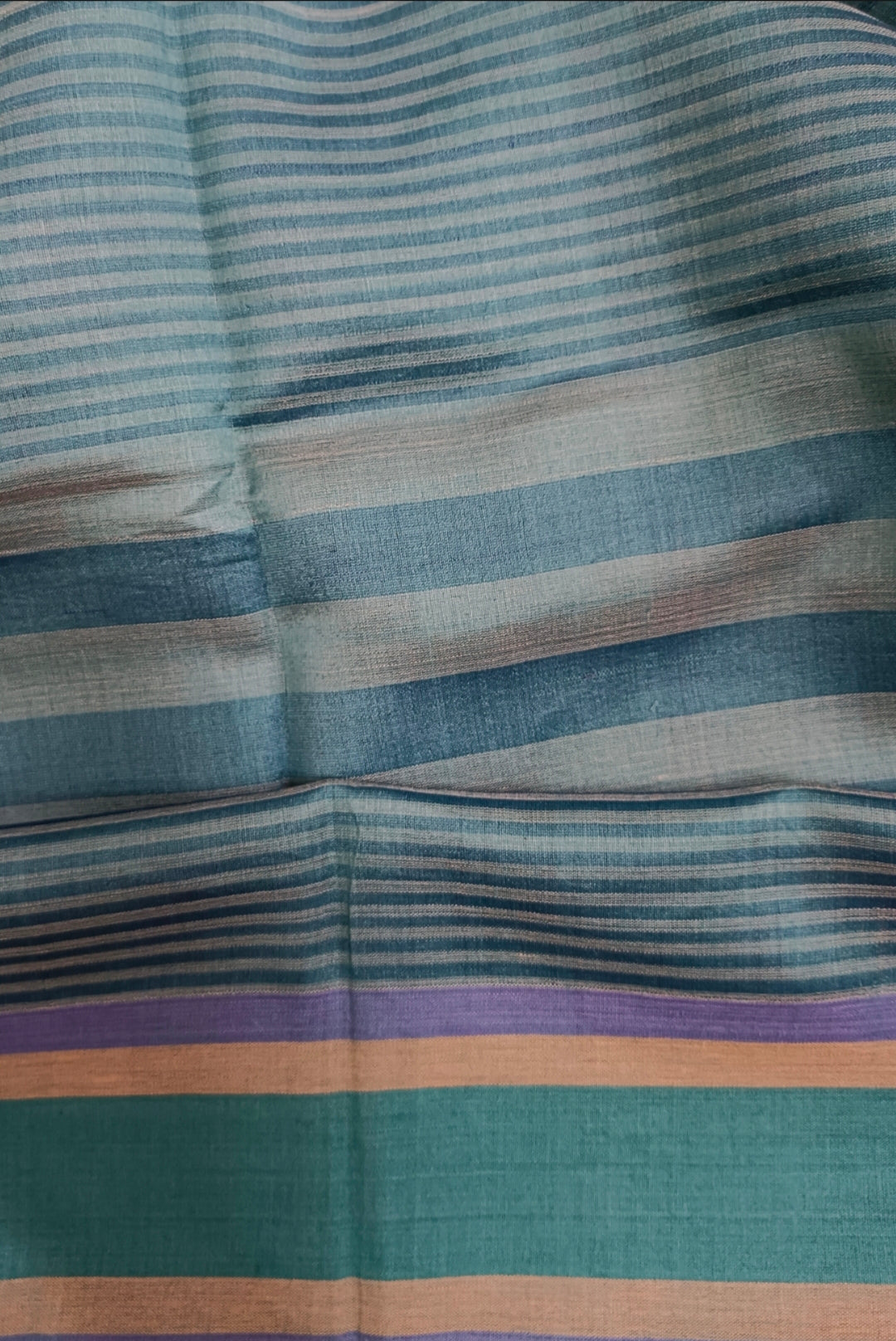 Handloom Tussar Printed Saree (Natural Tussar Shade) Balaram Saha