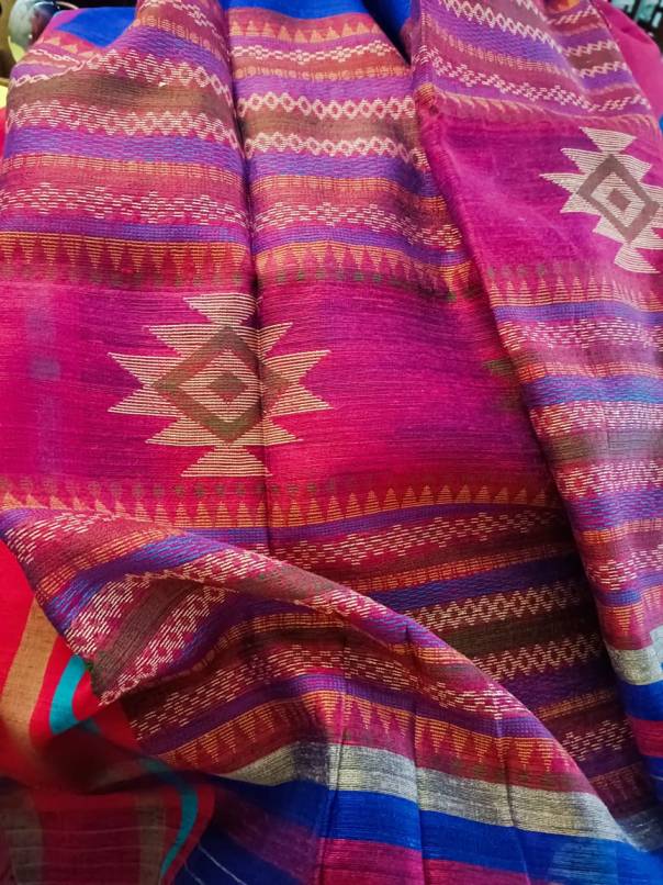 Royal Blue Matka Silk Saree  (handloom saree, silk saree, handloom silk saree, balaram saha online, silk sarees, balaram saha handloom saree store photos, balaram saha handloom saree store, silk handloom saree, bengal handloom sarees, pure silk, matka silk saree, silk saree online)