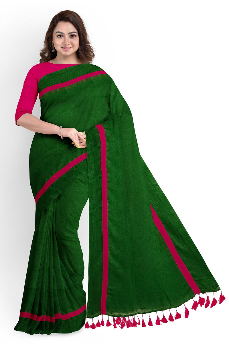 Soft Handloom Mull Cotton Saree Variety of Color Balaram Saha
