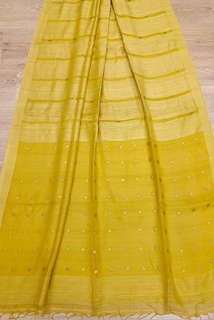 Deep Purple Handloom Matka silk saree Balaram Saha