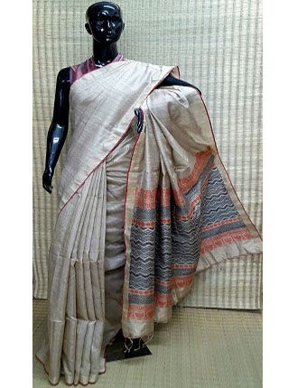 Matka silk woven pallu Balaram Saha
