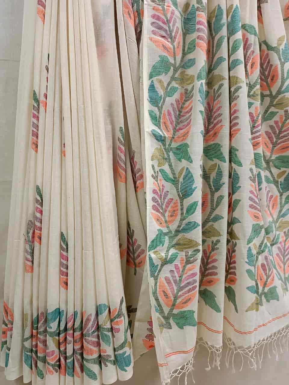 Handwoven Jamdani Saree – Soft Cotton Charm by Balaram Saha